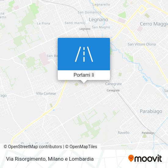Mappa Via Risorgimento
