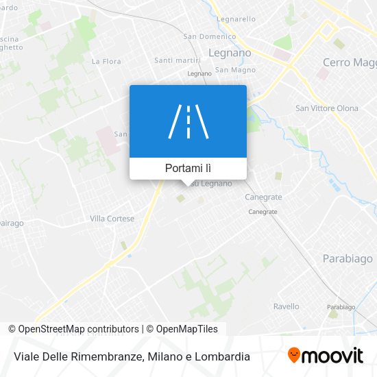 Mappa Viale Delle Rimembranze
