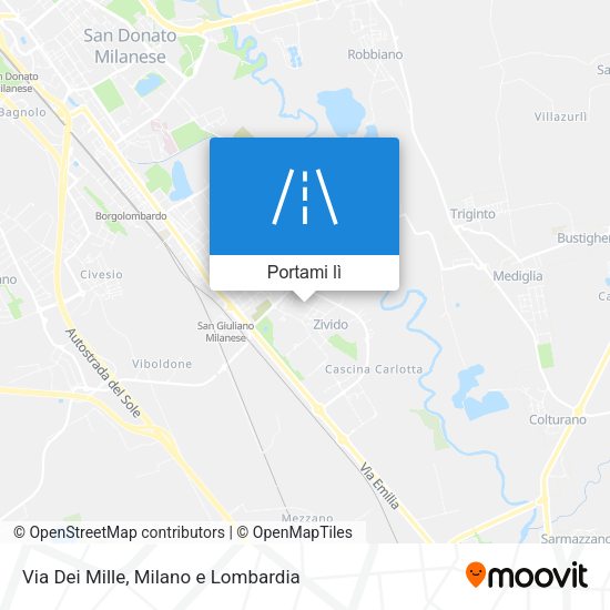 Mappa Via Dei Mille