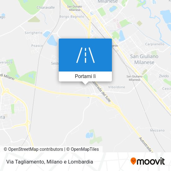 Mappa Via Tagliamento