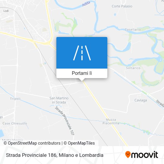 Mappa Strada Provinciale 186