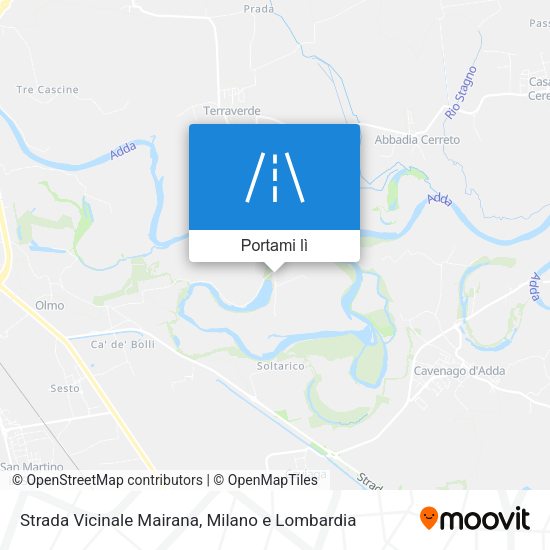 Mappa Strada Vicinale Mairana