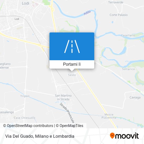 Mappa Via Del Guado