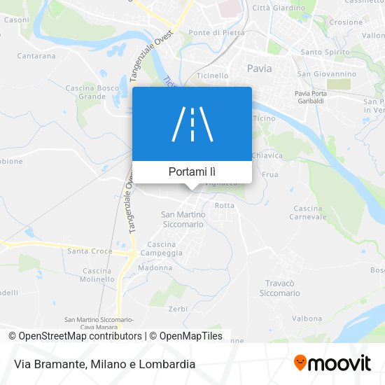 Mappa Via Bramante