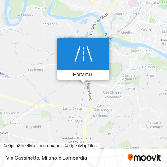 Mappa Via Cassinetta