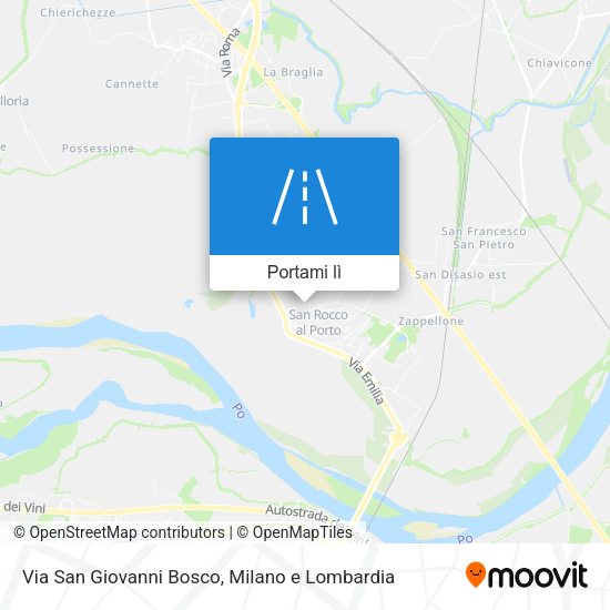Mappa Via San Giovanni Bosco