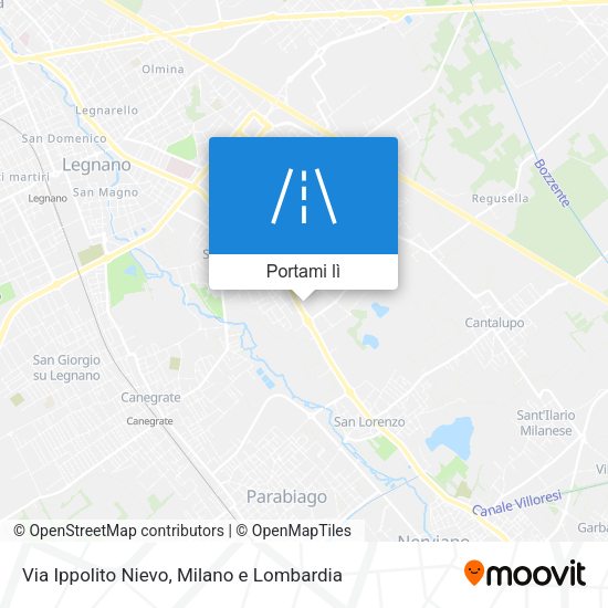 Mappa Via Ippolito Nievo