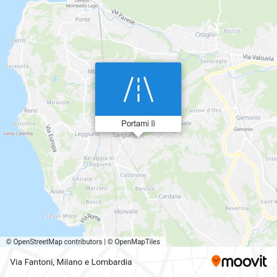 Mappa Via Fantoni