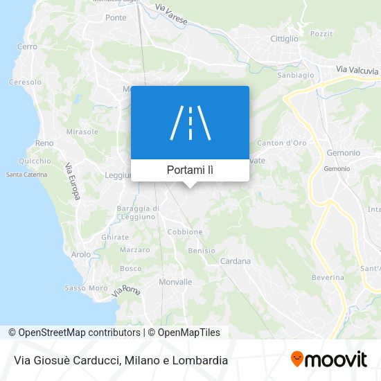 Mappa Via Giosuè Carducci