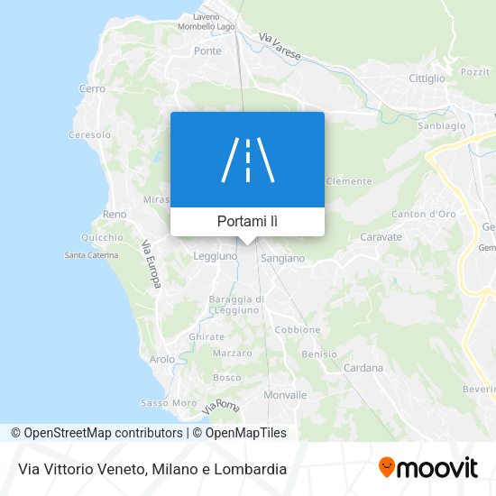 Mappa Via Vittorio Veneto