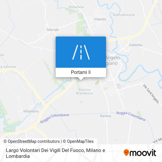 Mappa Largo Volontari Dei Vigili Del Fuoco