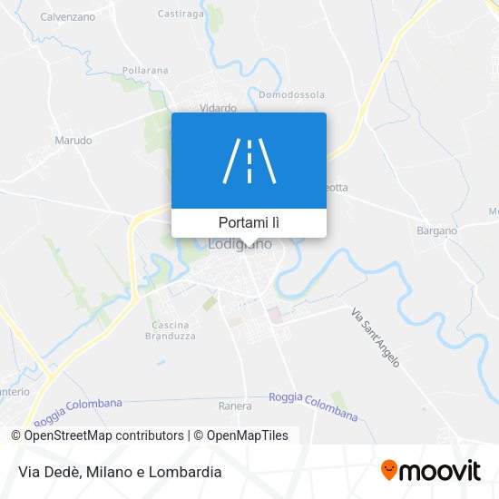 Mappa Via Dedè