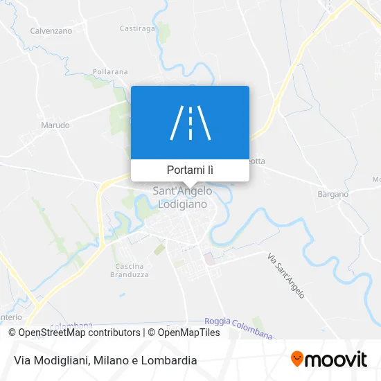 Mappa Via Modigliani