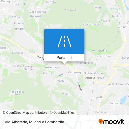Mappa Via Albareda