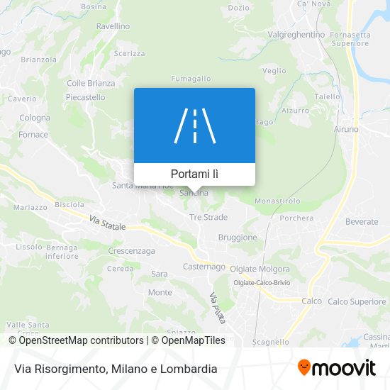 Mappa Via Risorgimento