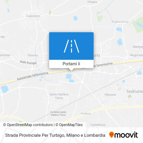 Mappa Strada Provinciale Per Turbigo