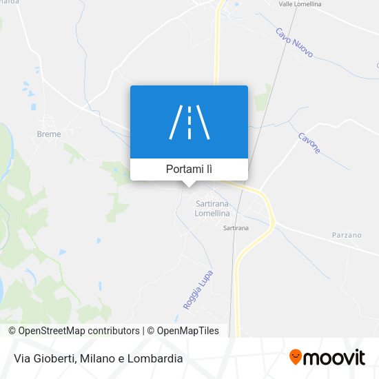 Mappa Via Gioberti