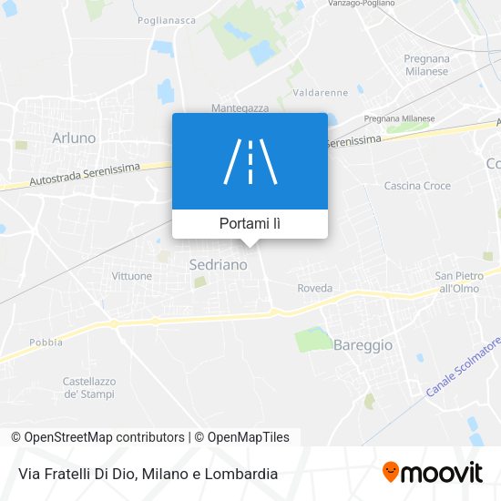 Mappa Via Fratelli Di Dio