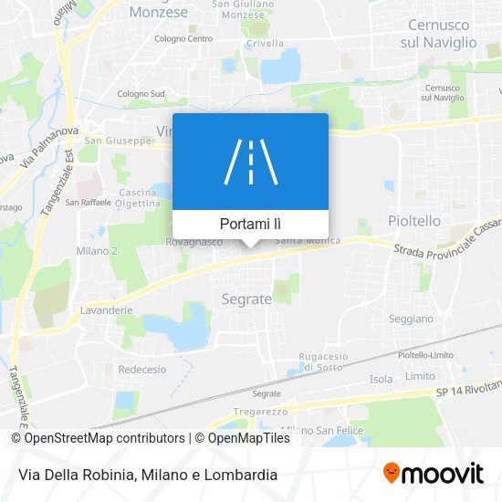 Mappa Via Della Robinia