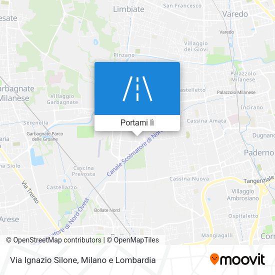 Mappa Via Ignazio Silone