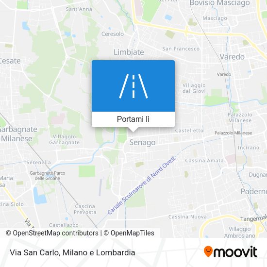 Mappa Via San Carlo