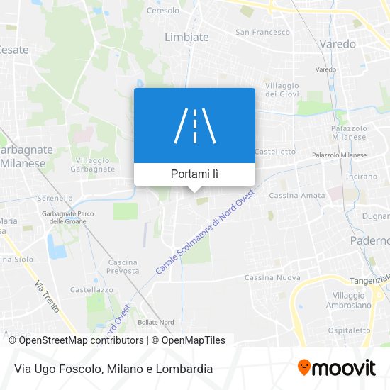 Mappa Via Ugo Foscolo