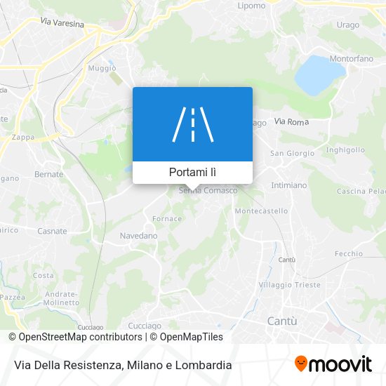 Mappa Via Della Resistenza