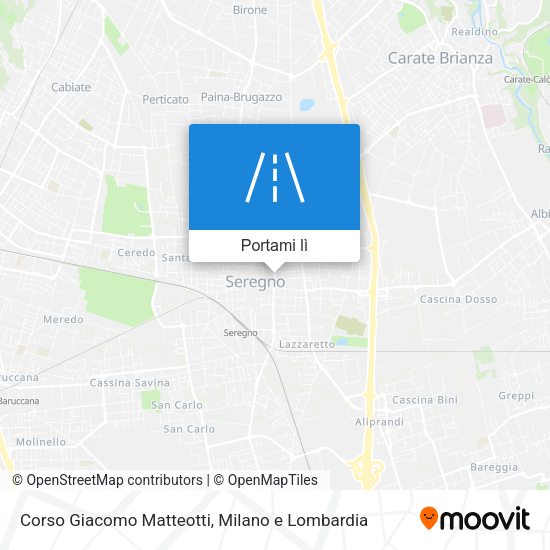 Mappa Corso Giacomo Matteotti