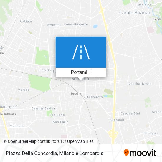 Mappa Piazza Della Concordia