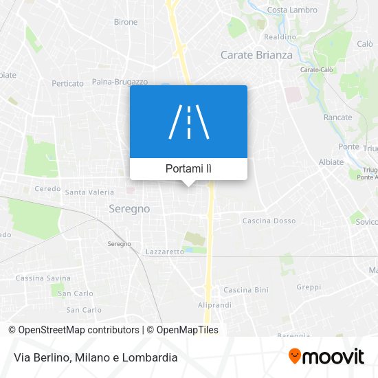 Mappa Via Berlino