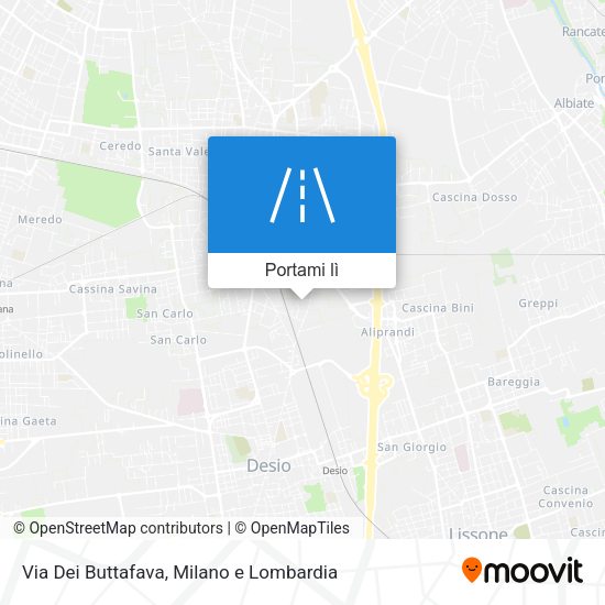 Mappa Via Dei Buttafava
