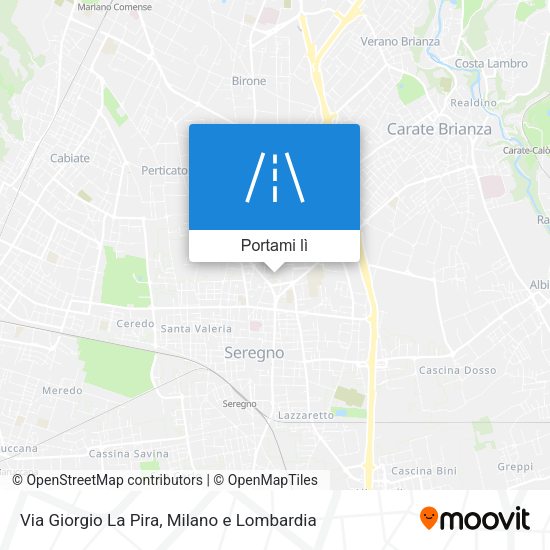 Mappa Via Giorgio La Pira