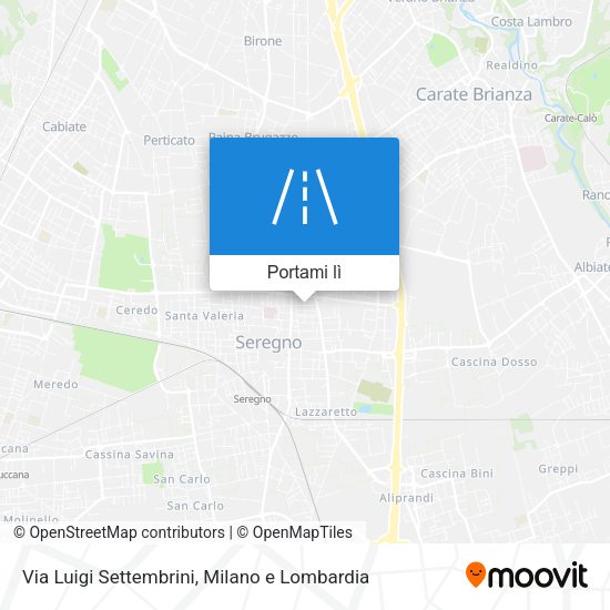 Mappa Via Luigi Settembrini