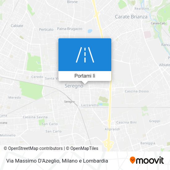 Mappa Via Massimo D'Azeglio