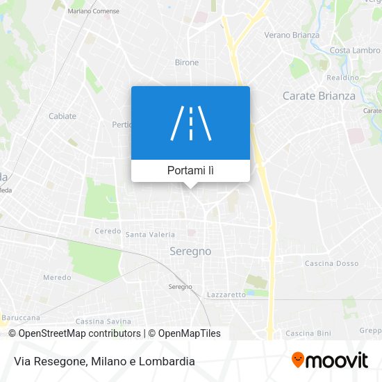 Mappa Via Resegone