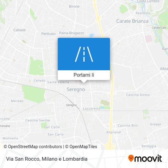 Mappa Via San Rocco