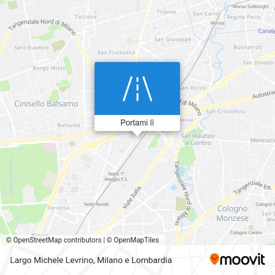 Mappa Largo Michele Levrino