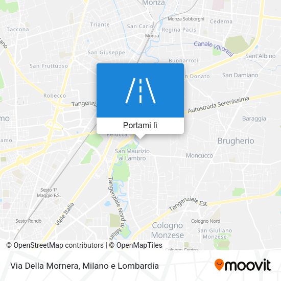 Mappa Via Della Mornera