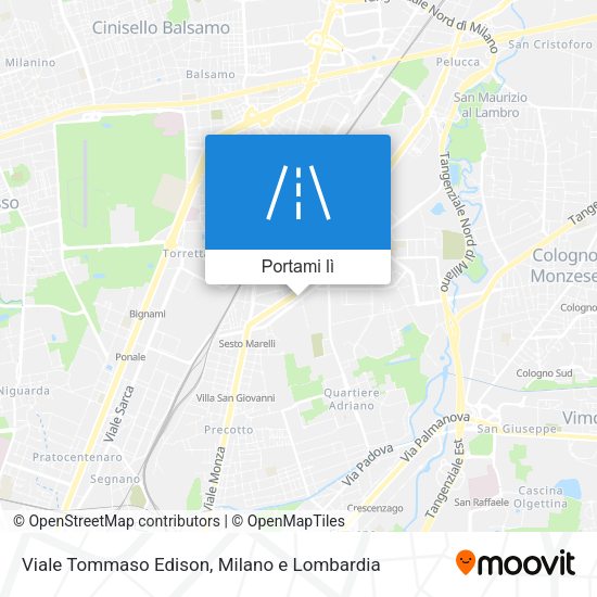 Mappa Viale Tommaso Edison