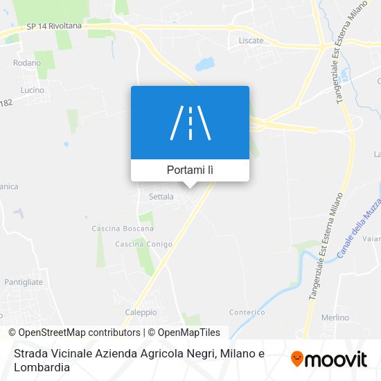 Mappa Strada Vicinale Azienda Agricola Negri