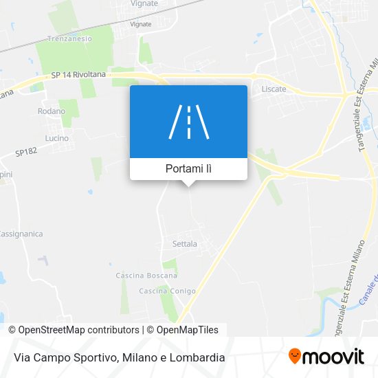 Mappa Via Campo Sportivo