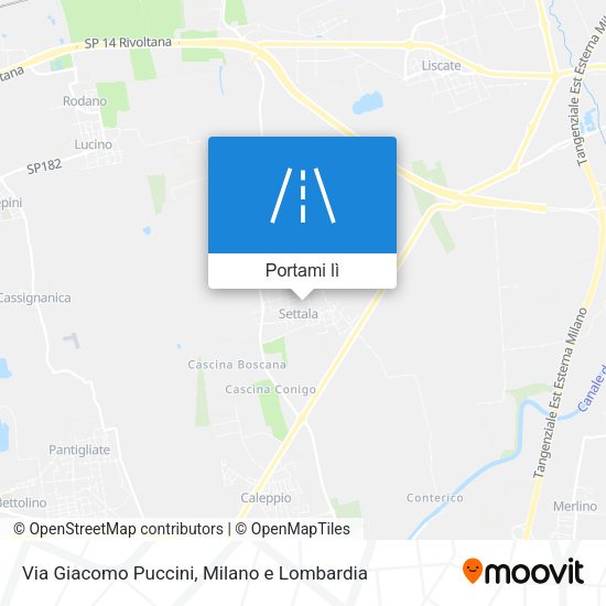 Mappa Via Giacomo Puccini