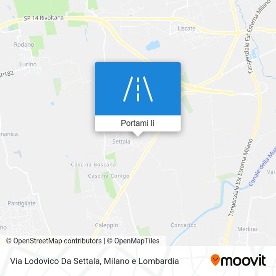 Mappa Via Lodovico Da Settala