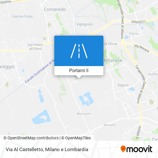 Mappa Via Al Castelletto