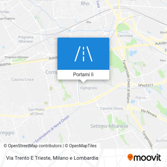 Mappa Via Trento E Trieste