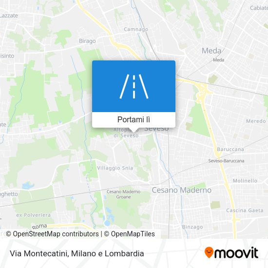 Mappa Via Montecatini