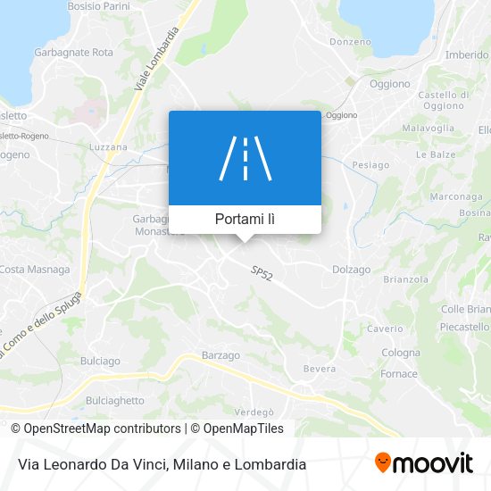 Mappa Via Leonardo Da Vinci