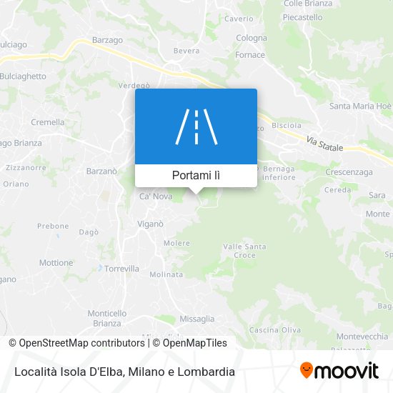 Mappa Località Isola D'Elba