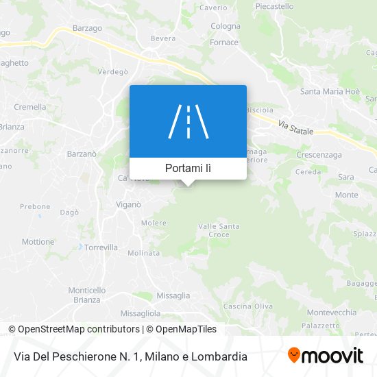 Mappa Via Del Peschierone N. 1