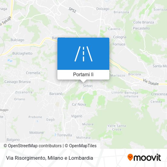 Mappa Via Risorgimento